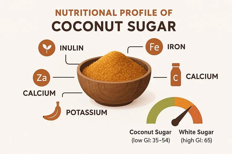 nutritional value of coconut sugar